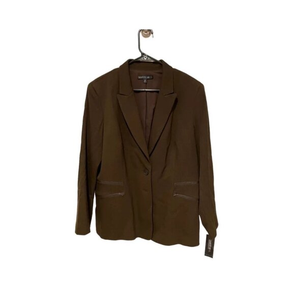 Lafayette 148 New York espresso wool blazer size 18 NWT - Picture 1 of 8